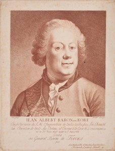 صورة شخصية للبارون يوهان ألبريشت فون كورف 1697-1766 ، منتصف القرن الثامن عشر.