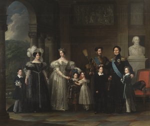 عائلة برنادوت (مملكة السويد والنرويج): أوسكار الأول (1799-1859) ، ديزيريه كلاري (1777-1860) ، جوزفين دي لوشتنبرغ (1807-1867) ، تشارلز الخامس عشر (1826-1872) ، أوسكار الثاني (1829-1907) ، تشارلز الرابع عشر جان (1763-1844) ، الأمير جوستاف (1827-1852) والأمير بواسطة فريدريك ويستن