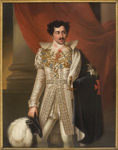 أوسكار الأول ، روي دي سويدي ونورفيج - صورة لأوسكار الأول (1799-1859) ، ملك السويد والنرويج ، بقلم ويستن ، فريدريك (1782-1862). زيت على قماش. الأبعاد: ١٤٩ × ١١٤ سم. المتحف الوطني ستوكهولم بواسطة فريدريك ويستن