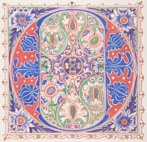 الحرف الأول المضيء O ، 1830-62. بواسطة فريمان غيج ديلاموت
