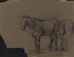 خيل بواسطة القرن التاسع عشر الفرنسي