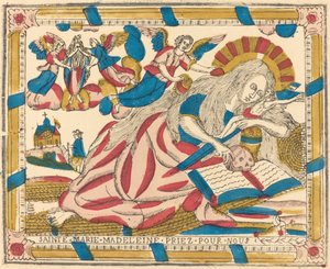صلي لأجلنا القديسة مريم المجدلية بواسطة القرن التاسع عشر الفرنسي