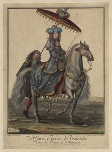 ماريا تيريزا من إسبانيا 1638-1683 ، الملكة ملكة فرنسا ونافار ، 1682 بواسطة سيد الفرنسية