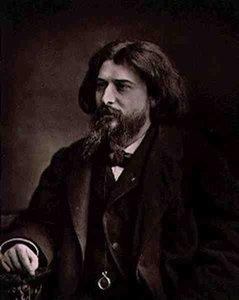 ألفونس دوديت (1840-97) ، من "Galerie Contemporaine" ، حوالي 1874-78 (b / w photo) بواسطة مصور فرنسي