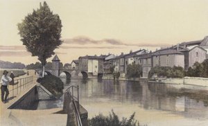Bar-le-Duc ، جسر Notre-Dame ، على Ornain بواسطة مصور فرنسي