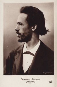 بنجامين جودار ، عازف الكمان الفرنسي والملحن الرومانسي (1849-1895) بواسطة مصور فرنسي