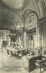 غرفة الاجتماعات ، بنك Credit Lyonnais ، باريس (صورة b / w) بواسطة مصور فرنسي