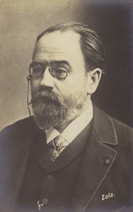 إميل زولا (1840-1902) ، روائي وصحفي وكاتب مسرحي فرنسي بواسطة مصور فرنسي