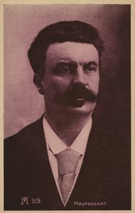 غاي دي موباسان (1850-1893) ، كاتب قصة قصيرة فرنسي ، روائي وشاعر بواسطة مصور فرنسي