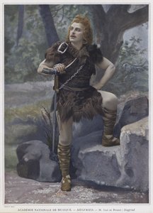 جان دي ريزكي في دور العنوان في Siegfried (صورة ملونة)