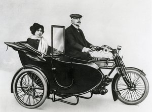 سيارة جوف وشركاه الجانبية ، 1914 بواسطة مصور فرنسي