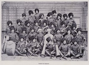 L’Armee Russe: Fanfare du riment (b / w photo) بواسطة مصور فرنسي