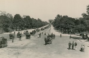 LAvenue du Bois-de-Boulogne، Bois de Boulogne Avenue (نقش ضوئي) بواسطة مصور فرنسي
