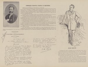 La Commune de Paris, Dominique-Theophile Regere De Montmore, Jules Ducatel (b/w photo) بواسطة مصور فرنسي