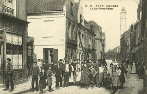 La Rue Pierre-Mulard ، كاليه (b / w photo) بواسطة مصور فرنسي