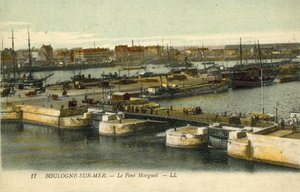 لو بونت مارغيت ، بولوني سور مير (صورة ملونة) بواسطة مصور فرنسي