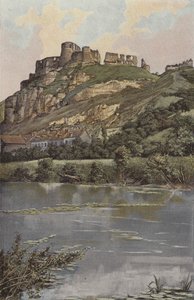 Les Andelys، Chateau Gaillard، Cote de la riviere بواسطة مصور فرنسي