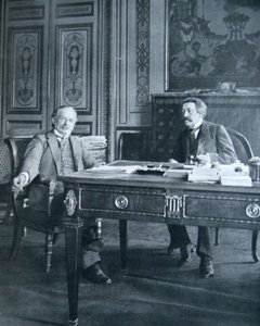 لويد جورج وأريستيد برياند ، 1916 بواسطة مصور فرنسي