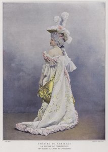 Mademoiselle Cazalis بدور la Reine des Porcelaines في La Poudre بواسطة Perlinpinpin (صورة ملونة)