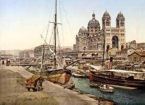 كاتدرائية مرسيليا ، 1890-1900 بواسطة مصور فرنسي