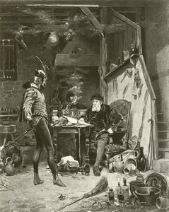 Mephistopheles و Faust (الحفر) بواسطة مصور فرنسي
