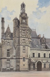 Montigny-le-Gannelon ، قصر ، برج الدرج بواسطة مصور فرنسي