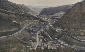 Morez ، منظر عام تم التقاطه في N بواسطة مصور فرنسي