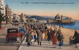 نيس ، The New Promenade Des Anglais ، Palais De La Jetee بواسطة مصور فرنسي