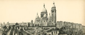 باريس ، كنيسة Sacre-Coeur de Montmartre ، كنيسة القلب المقدس بواسطة مصور فرنسي