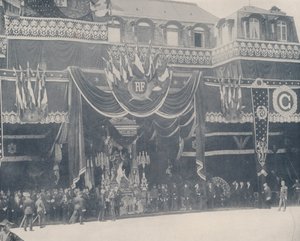 باريس: رفات الرئيس كارنو الكذب في الدولة (صورة b / w) بواسطة مصور فرنسي