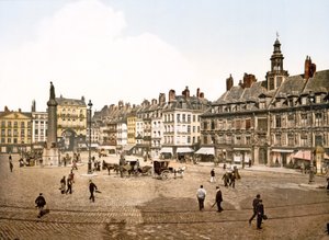 Place du Général de Gaulle ، ليل ، 1890-1900 بواسطة مصور فرنسي