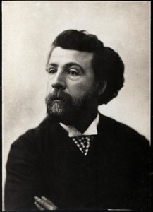 صورة لإدوارد Pailleron (1834-1899) ، الشاعر والكاتب المسرحي الفرنسي. بواسطة مصور فرنسي
