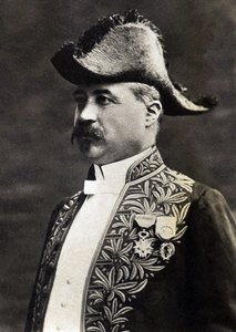 صورة لإميل فاجيت (1847-1916) ، ناقد أدبي ومؤرخ أدبي وكاتب مقالات فرنسي. بواسطة مصور فرنسي