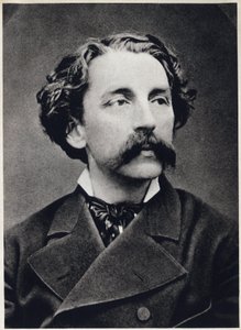 صورة لإتيان مالارم ديت ستيفان مالارم (1842-1898) حوالي عام 1873 ، الشاعر الفرنسي. التصوير بواسطة مصور فرنسي