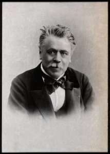 صورة لهنري فرانسوا بيكيه (1837-1899) ، كاتب مسرحي فرنسي. بواسطة مصور فرنسي