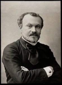 صورة لجول لوميتر (1853-1914) ، ناقد وكاتب مسرحي فرنسي. بواسطة مصور فرنسي