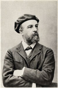 صورة لأوديلون ريدون (1840-1916) ، رسام فرنسي. التصوير بواسطة مصور فرنسي