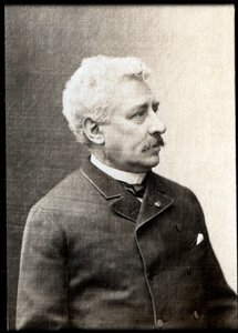 صورة لأوليفييه ميترا (1830-1889) ، موصل وملحن فرنسي. بواسطة مصور فرنسي