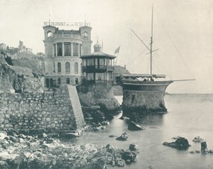مطعم المحمية (صورة b / w) بواسطة مصور فرنسي