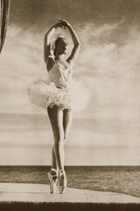 Rosella Hightower في بحيرة البجع ، من Grand Ballet de Monte-Carlo ، 1949 (التصوير الفوتوغرافي) بواسطة مصور فرنسي