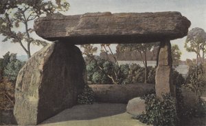 Saint-Nazaire ، يحيط Dolmen بساحة بواسطة مصور فرنسي