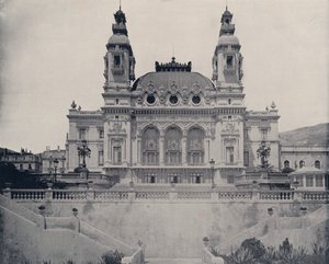 الواجهة البحرية للكازينو (صورة b / w) بواسطة مصور فرنسي