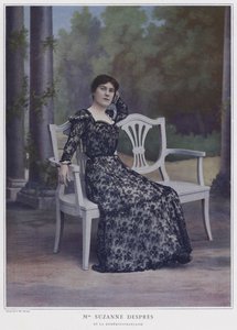 سوزان ديسبريس ، ممثلة فرنسية (صورة ملونة)