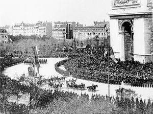 زيارة القيصر نيكولاس الثاني إلى باريس ، 1896 بواسطة مصور فرنسي