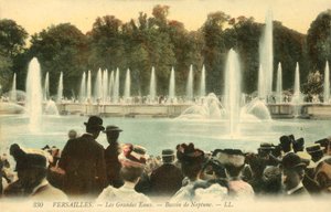 فرساي ، Les Grand Eaux ، حوض نبتون بواسطة مصور فرنسي