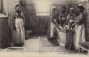 فيشي ، الحمام بواسطة مصور فرنسي