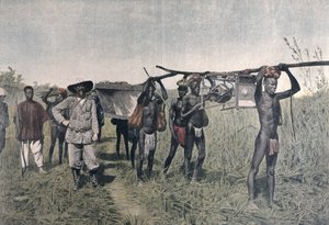 قافلة في مهمة مارشاند في عام 1898 ، من لو بيتيت جورنال ، 1899 بواسطة المدرسة الفرنسية