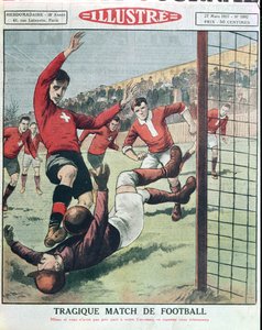 مباراة كرة قدم مأساوية ، من لو بيتيت جورنال ، 27 مارس 1927