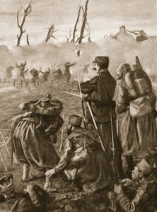 بطانية من الغازات الخانقة في لورد ، 1915 بواسطة المدرسة الفرنسية