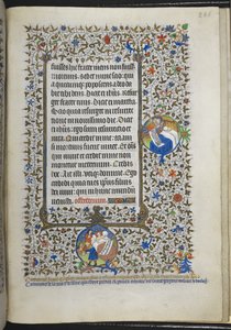 أضف Ms 18850 f.286r كتاب الصلوات (ساعات بيدفورد) حوالي 1410-30 (حبر ، لون وذهب على ورق رقيق) بواسطة المدرسة الفرنسية